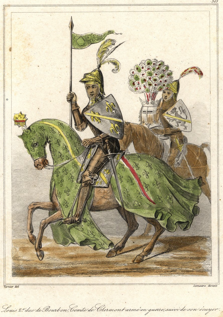 Ludvík II., zvaný dobrý (1337 - 1410), vévoda z Bourbonu (1356), hrabě z Clermontu. od French School