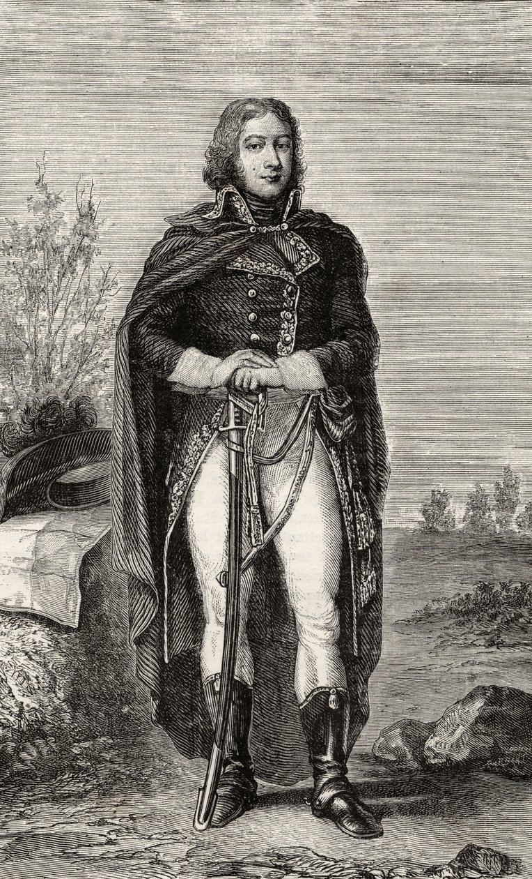 Louis Lazare Laroche, z „Histoire de la Revolution Francaise“ od Louise Blanca (1811-82) od French School