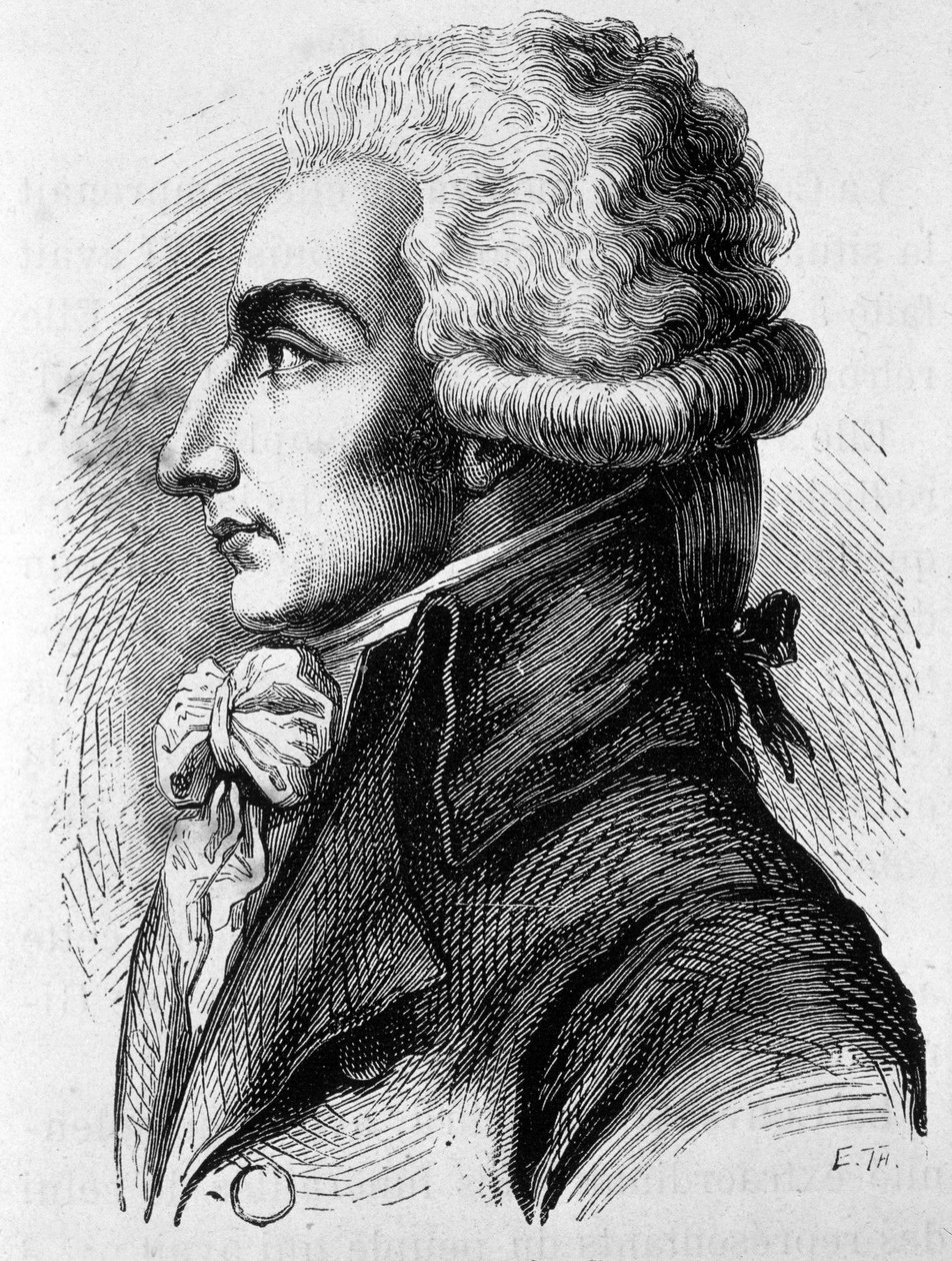 Louis Michel Lepeletier, markýz de Saint-Fargeau (Saint Fargeau), francouzský politik (1760-1793) - v „Dějinách Francie““ od Henriho Martina od French School