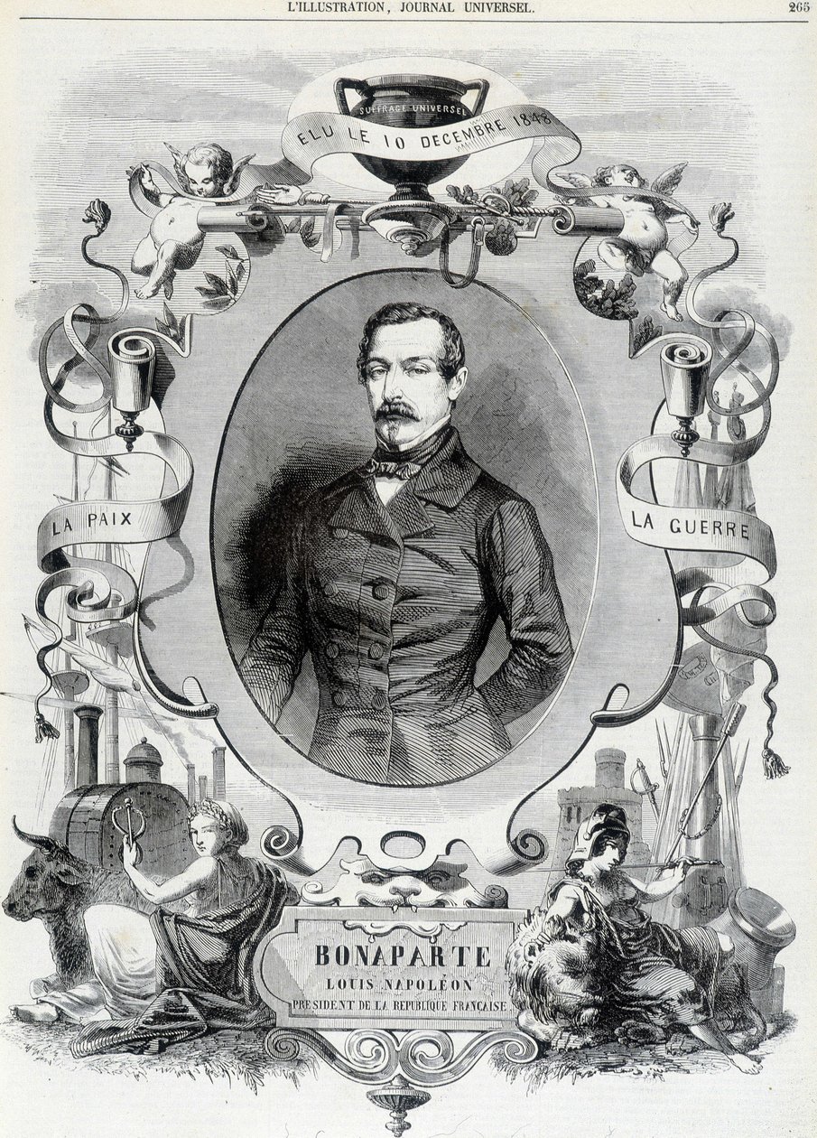 Louis Napoleon Bonaparte (Louis-Napoleon III.), prezident Francouzské republiky - Ill. od French School