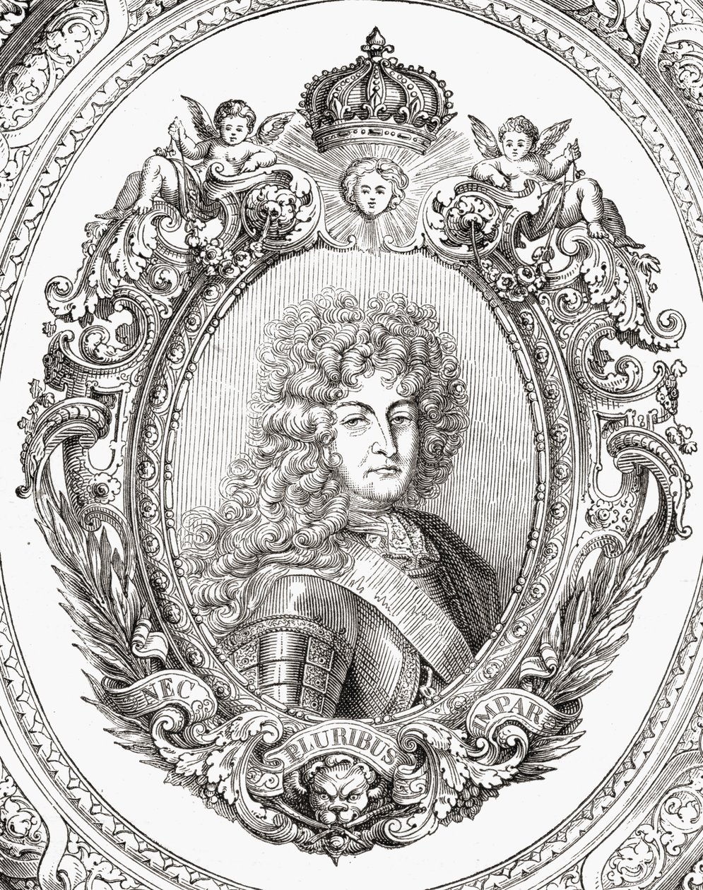 Louis XIV (1638-1715) z „Histoire de la Revolution Francaise“ od Louise Blanca (1811-82) od French School