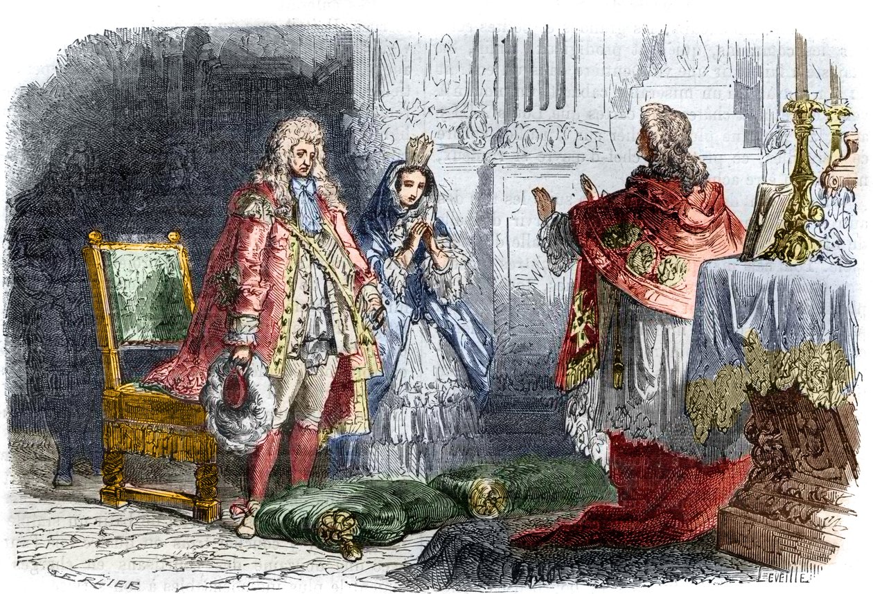 Ludvík XIV si vzal Francoise d? Aubigne, Marquise de Maintenon (zima 1683/84) - Tajný sňatek krále Ludvíka XIV. (1638-1715) a Francoise d