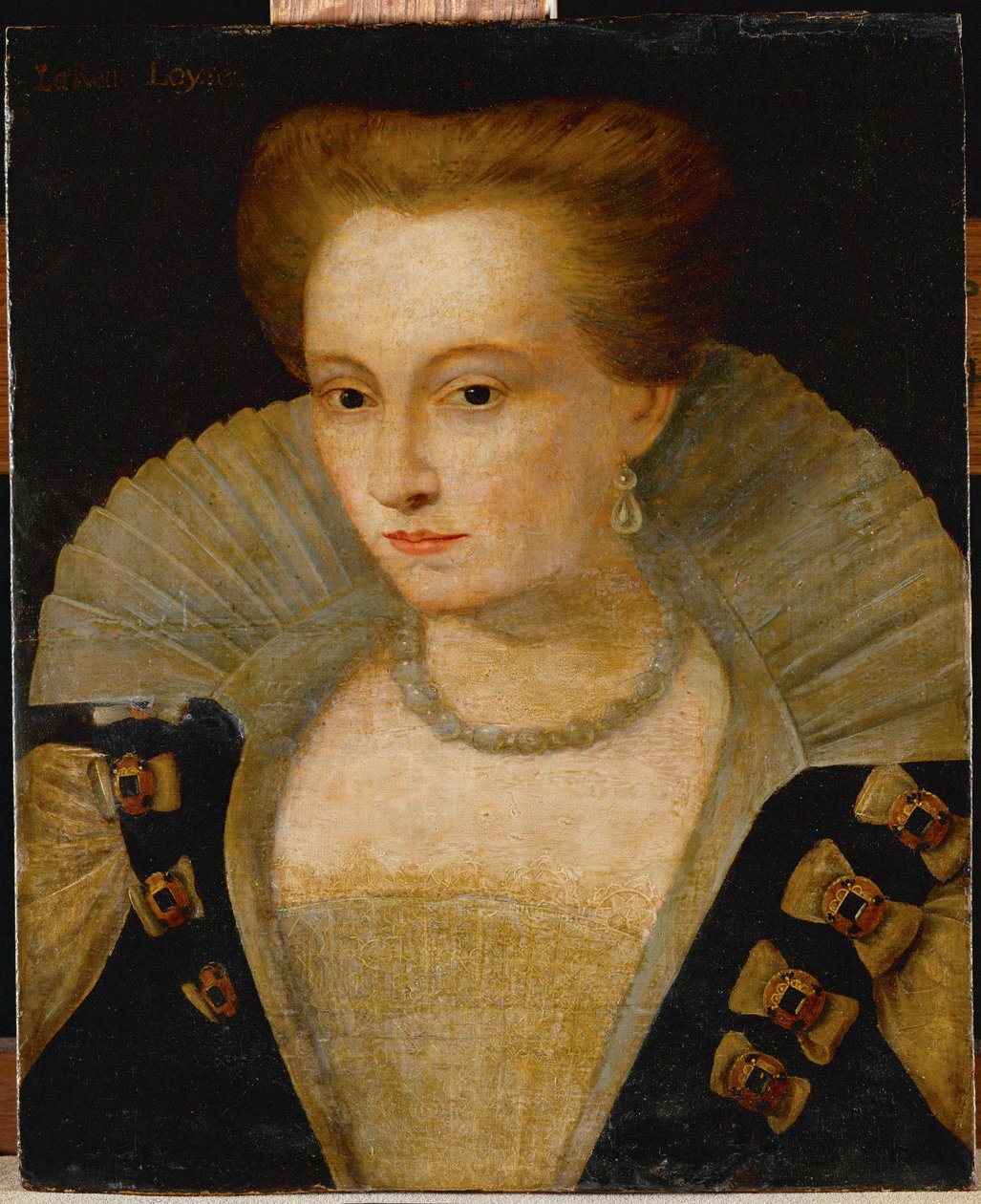 Louise de Lorraine, francouzská královna, manželka Jindřicha III... od French School