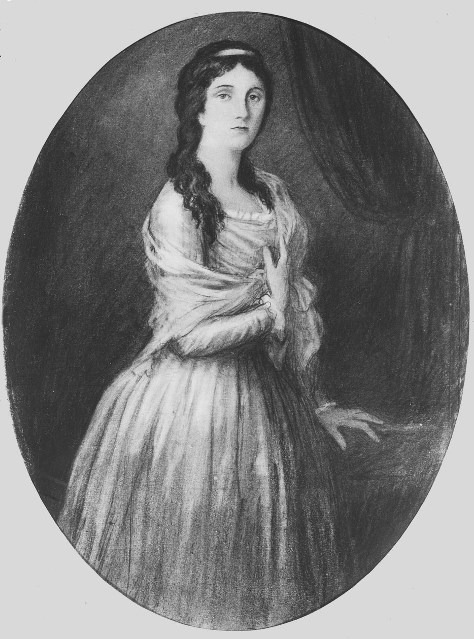 Lucile de Chateaubriand ve věku 25 let (litho) od French School