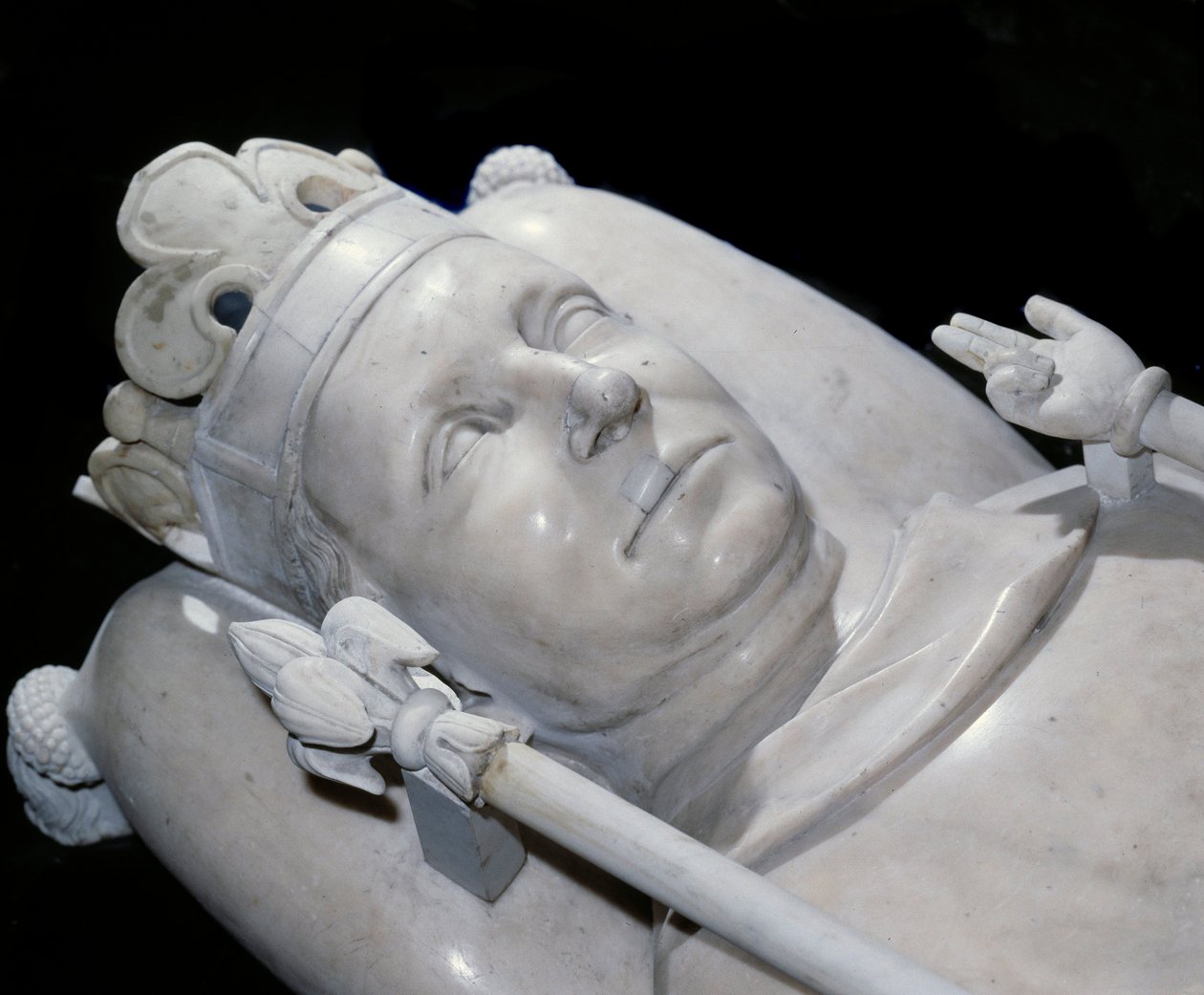 Ležící krále Karla VI. (1368-1422) Bazilika Saint Denis, Sain Denis od French School