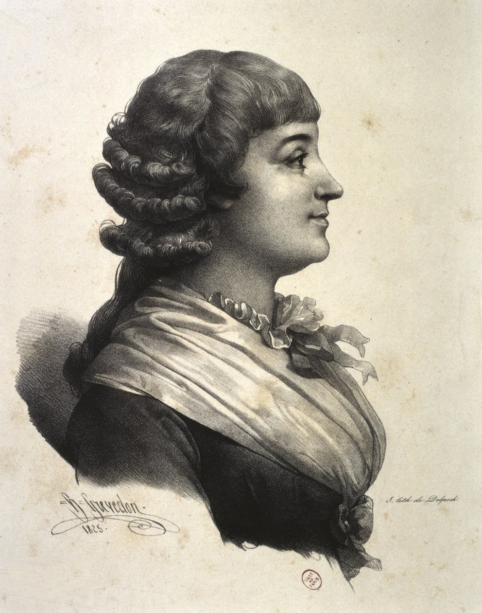 MADAME ROLAND (Marie-Jeanne Roland de la Platière) od French School