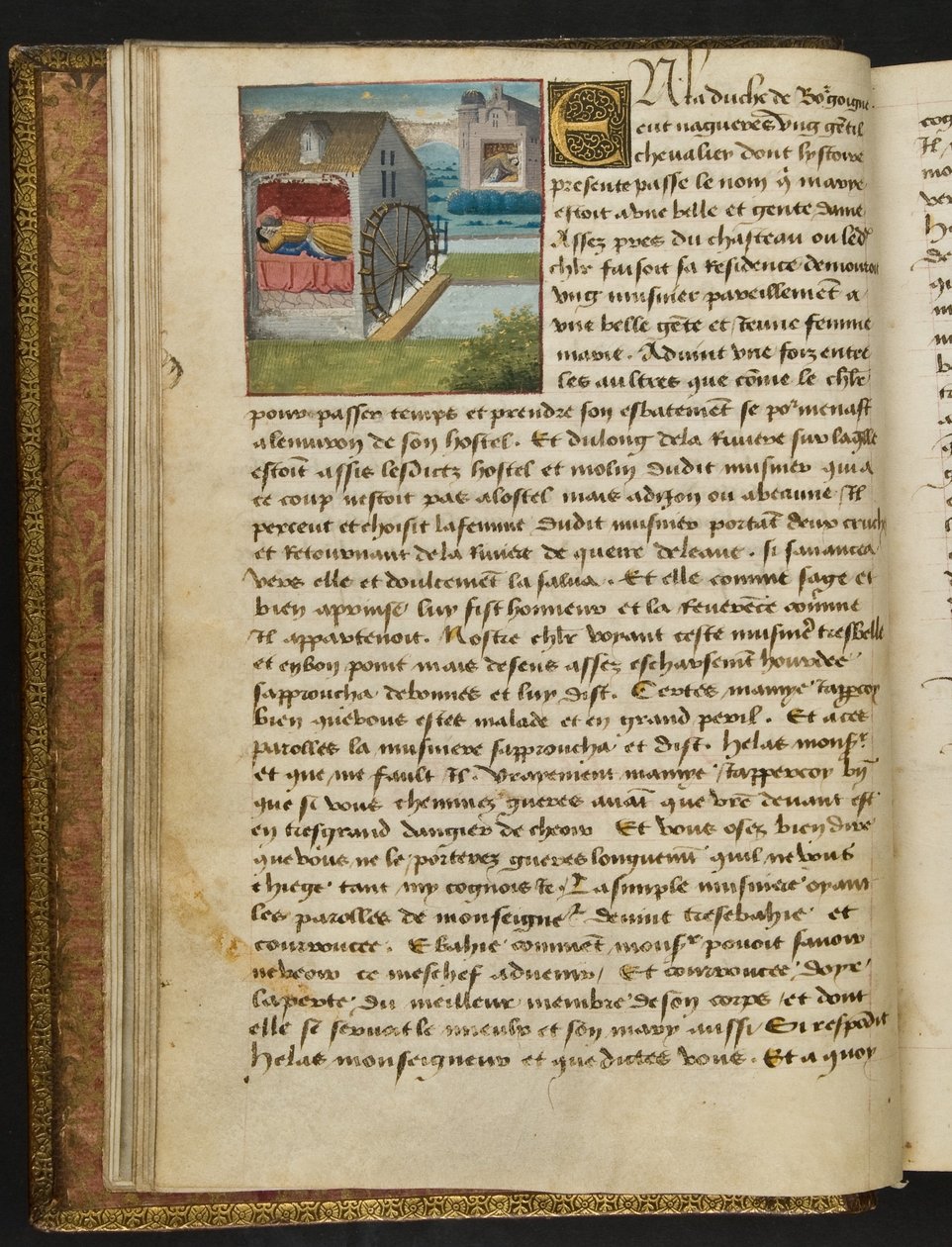 MS Hunter 252 008v Stránka ze stovky nových zpráv, c.1461-62 od French School