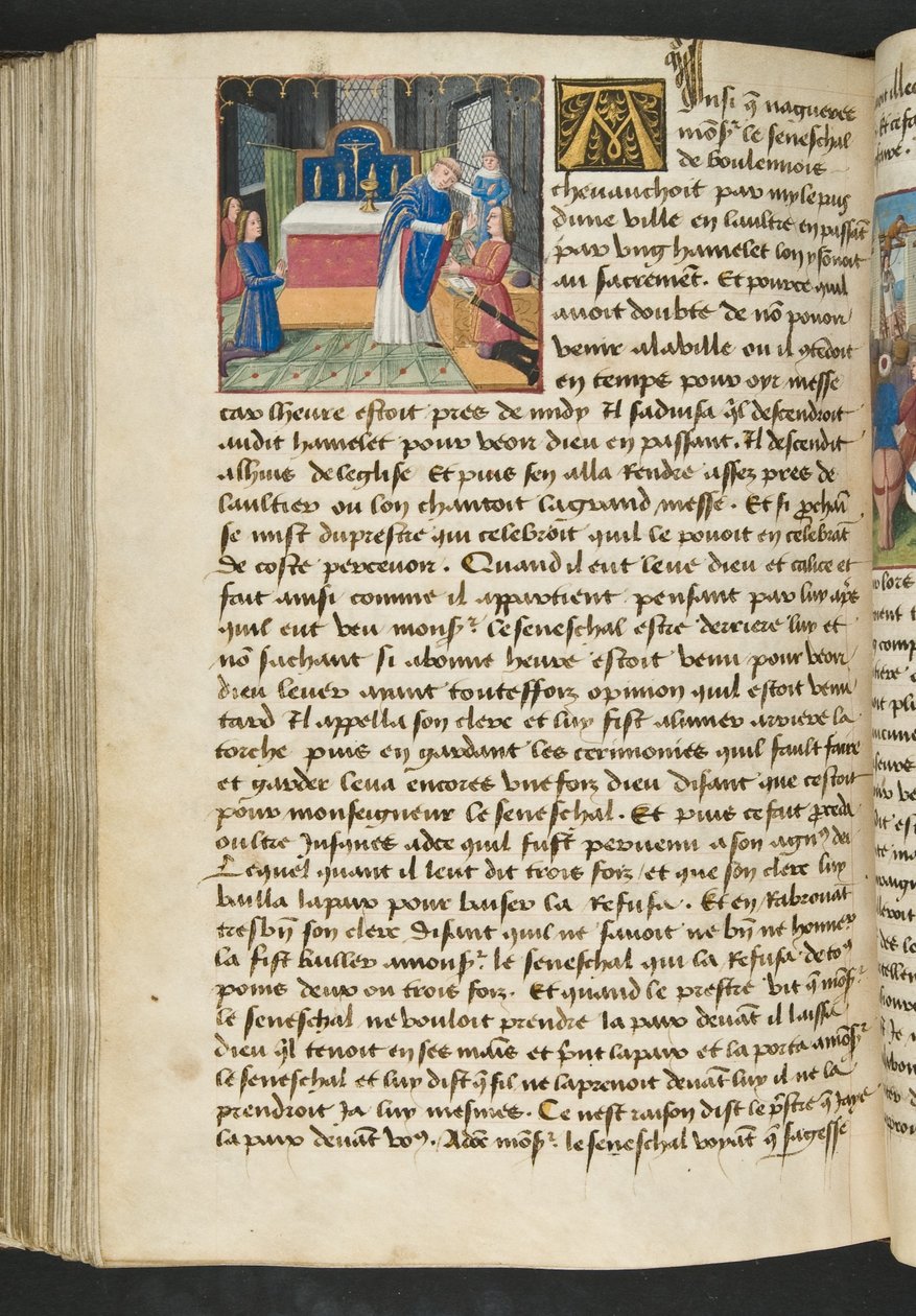 MS Hunter 252 160v Stránka z Cent Nouvelles Nouvelles, c.1461-62 od French School