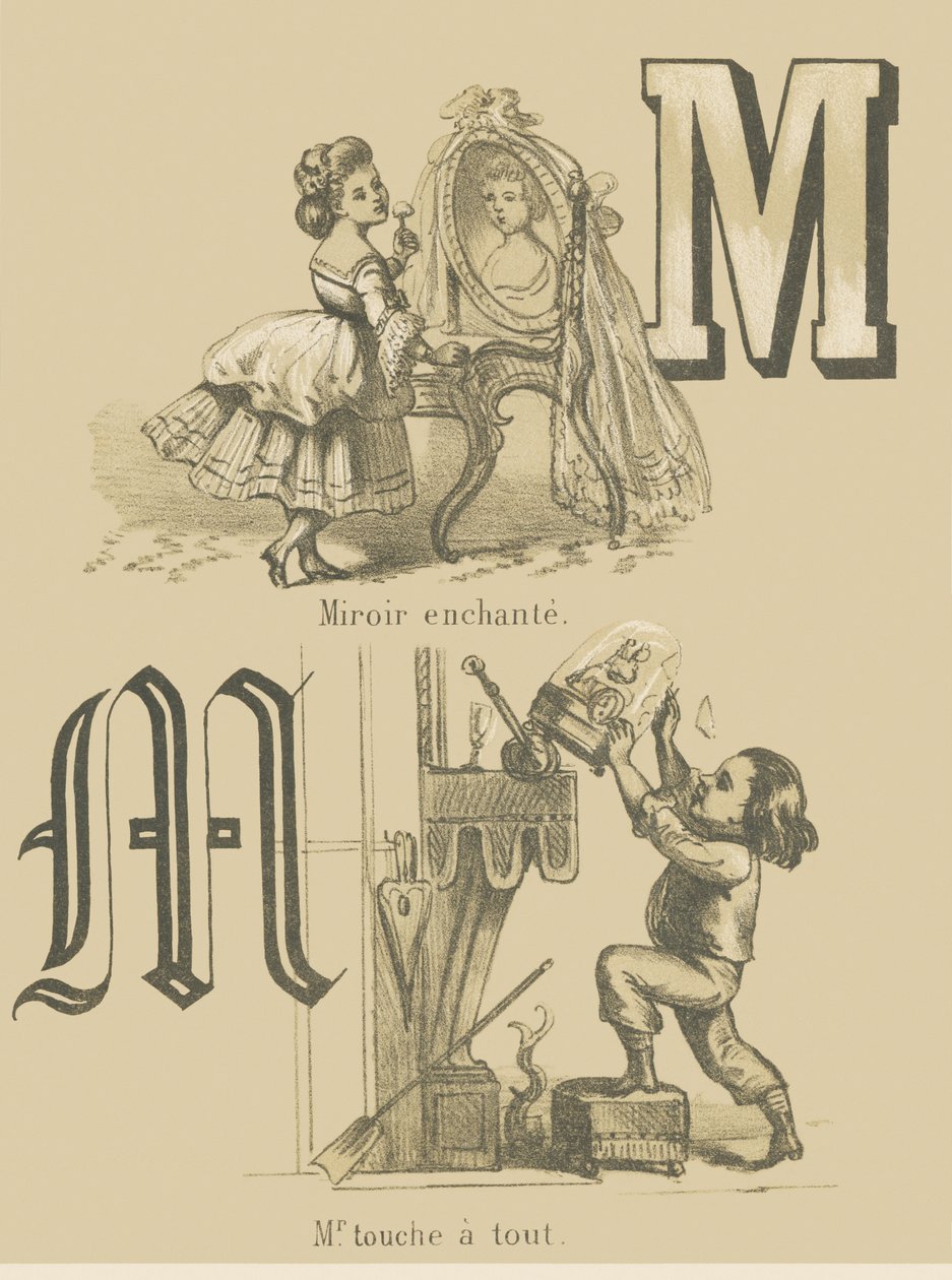 M: Enchanting Mirror/Mr Touche a Everything od French School