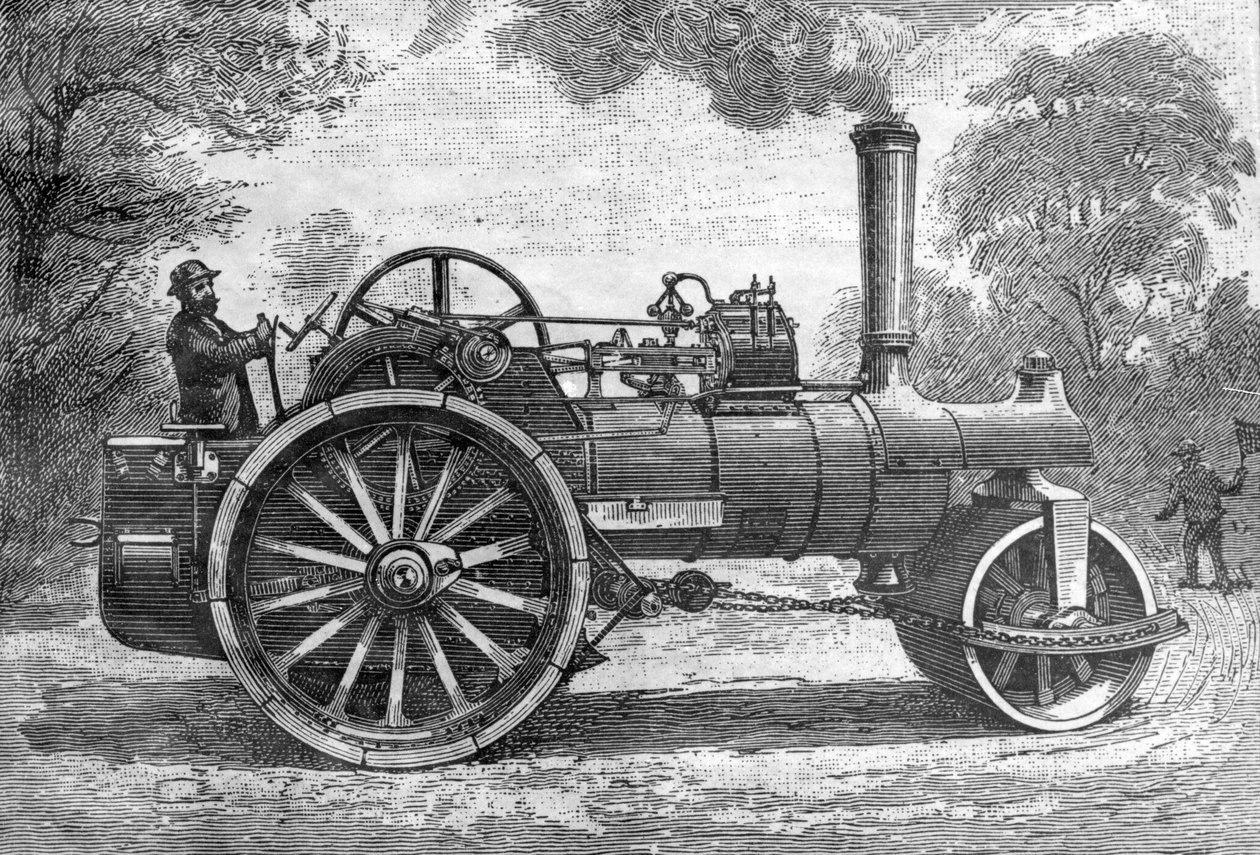Machine Routiere, převzato z Science Illustré, 1891 od French School