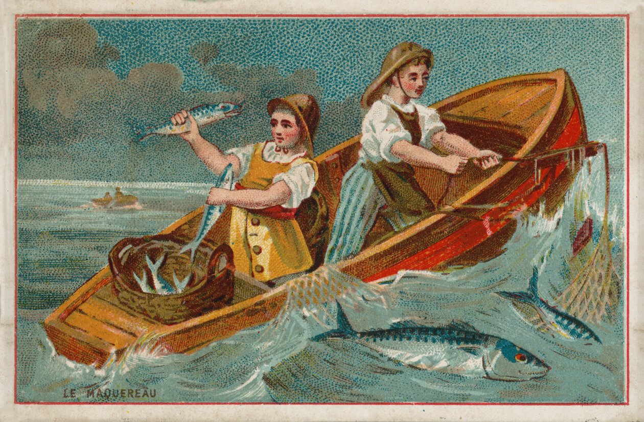 Makrela (chromolitho) od French School