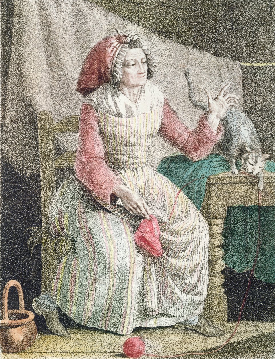 Madame bez kalhotek, kolem roku 1789 od French School