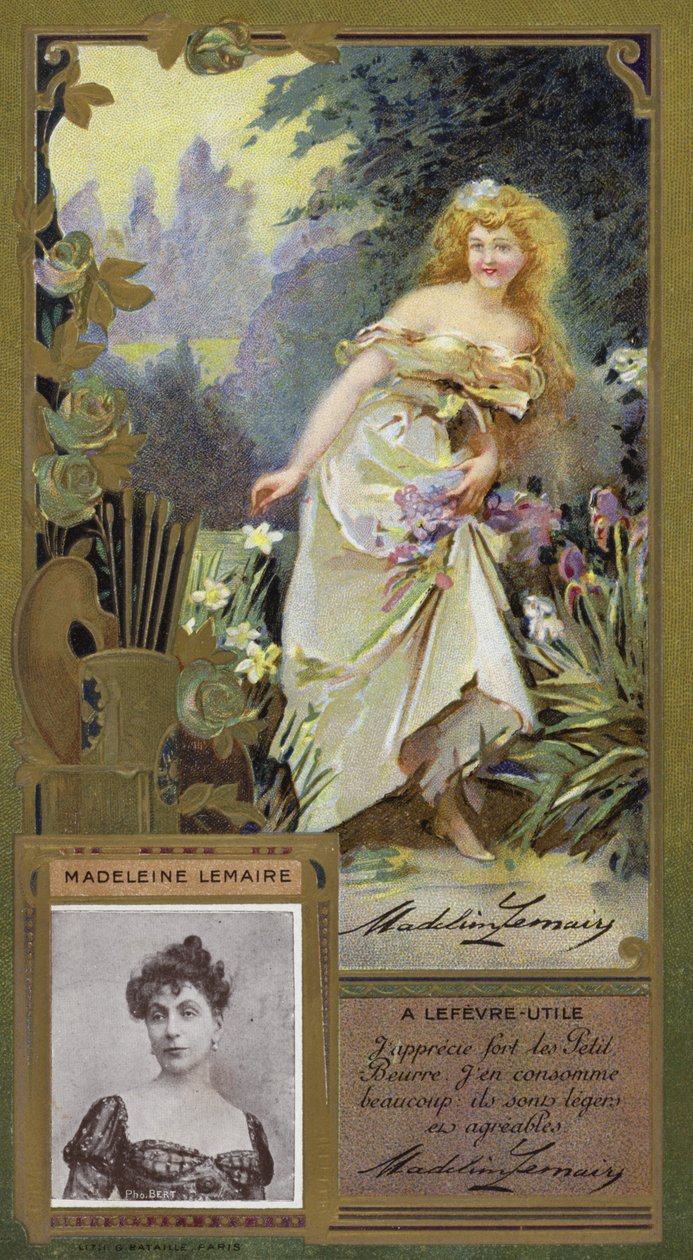 Madeleine Lemaire, francouzská malířka (chromolit) od French School