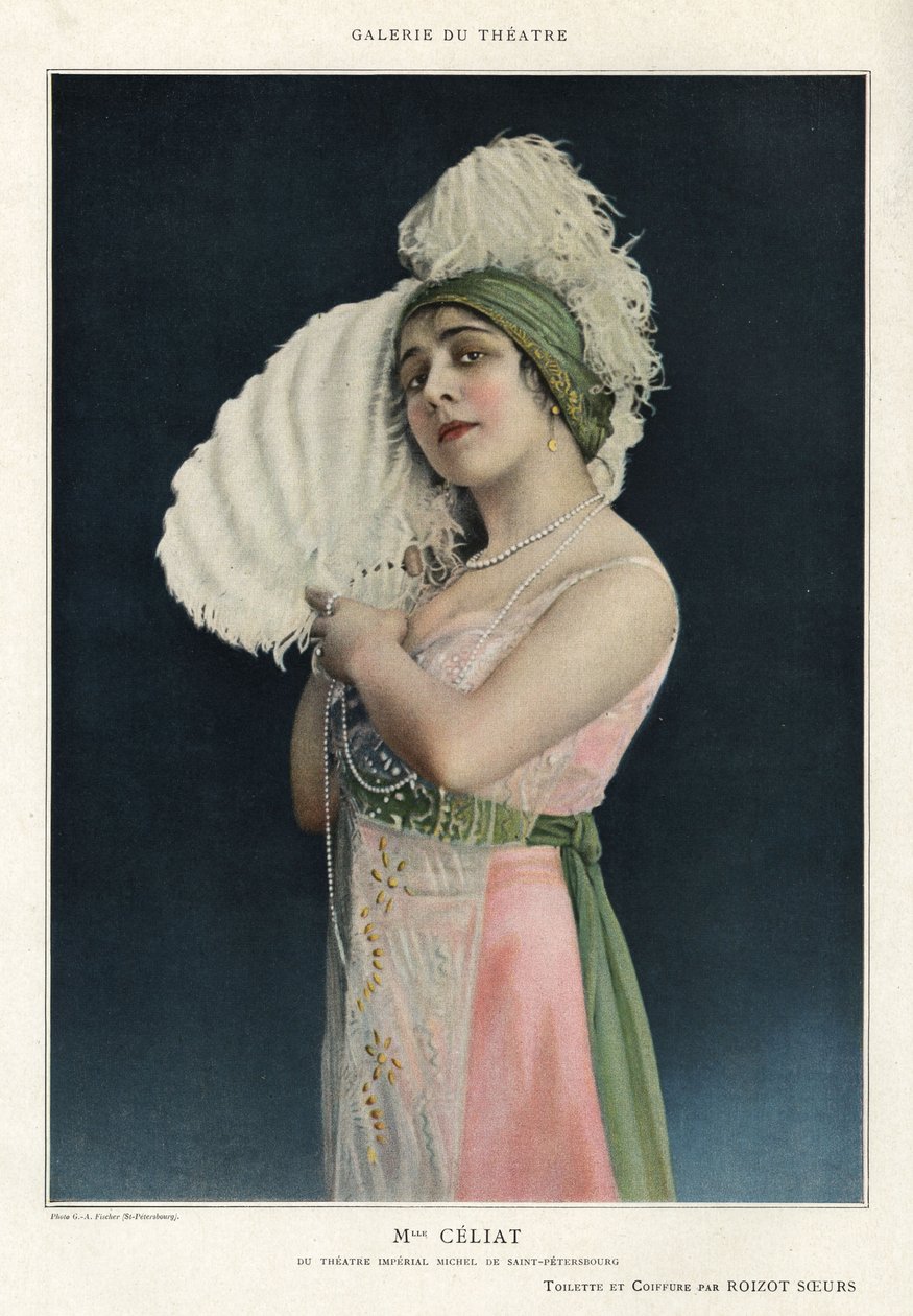 Mademoiselle Celiat, Le Theatresta od French School