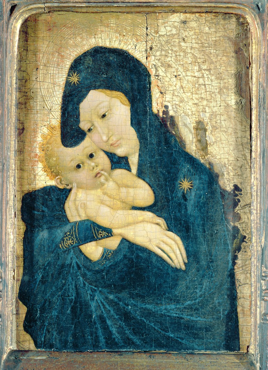 Madonna a dítě, škola Bourgogne od French School