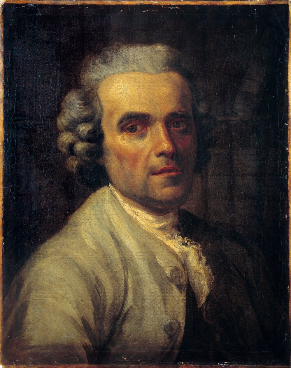Portrét muže. Malba francouzské školy od French School