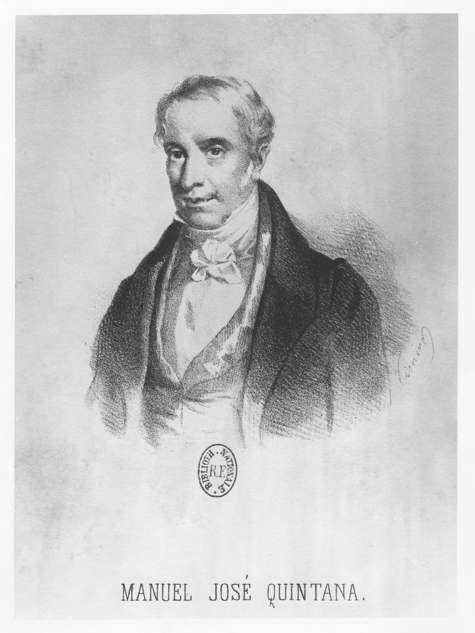 Manuel José Quintana (litho) od French School