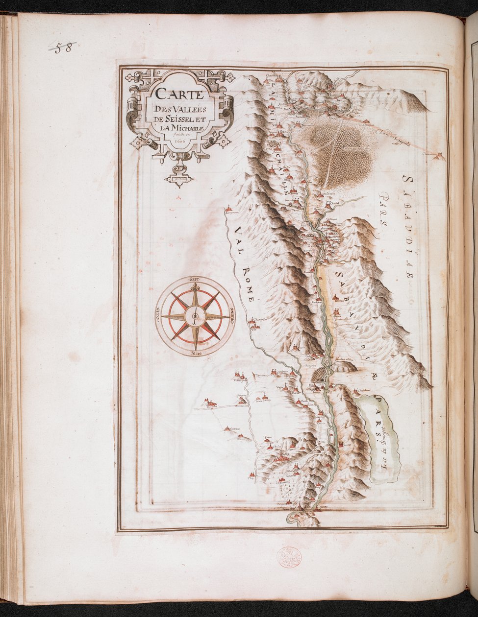 Mapa La Michaille Vallée, z 