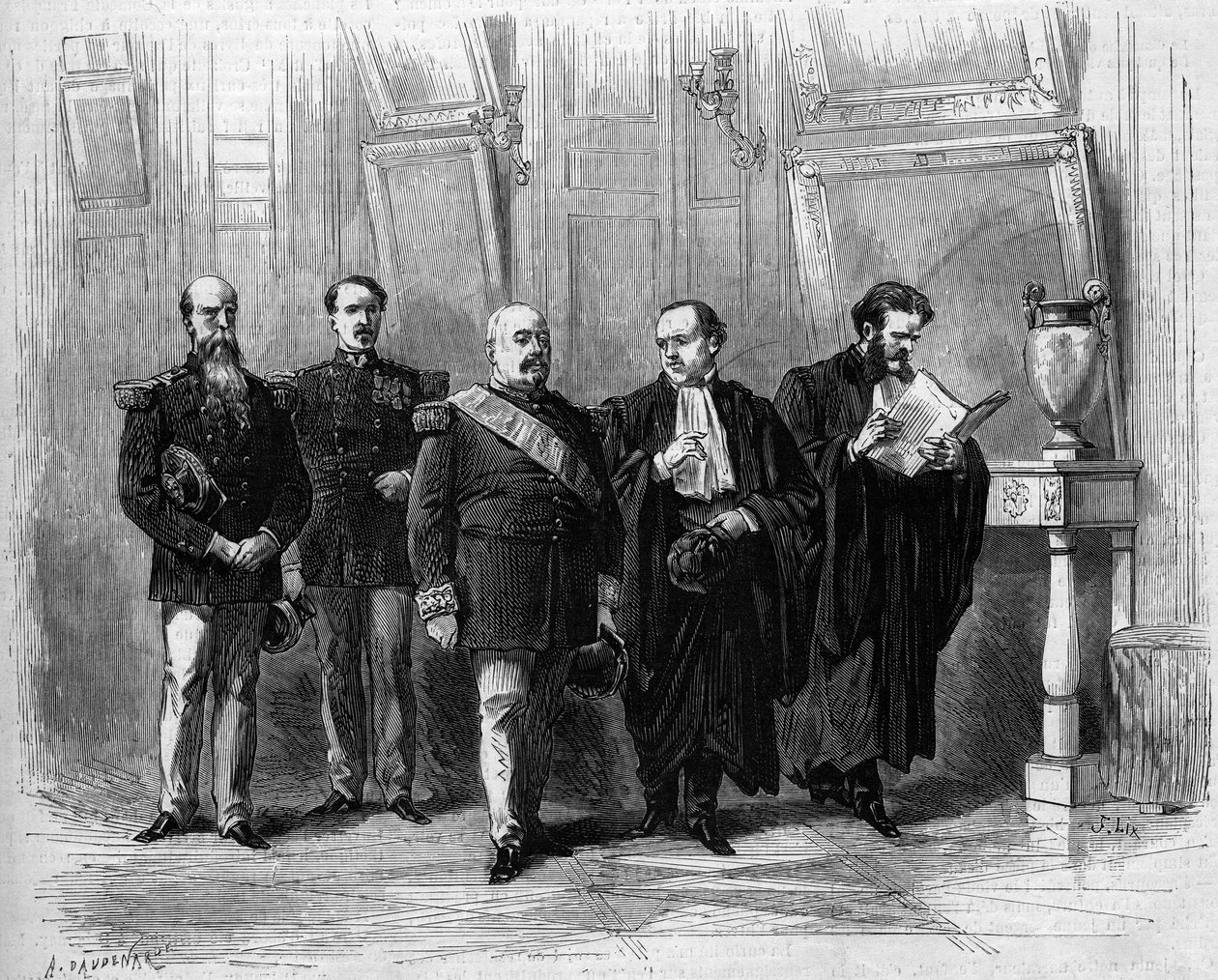 Maršál Francois Achille Bazaine (Francois-Achille od French School
