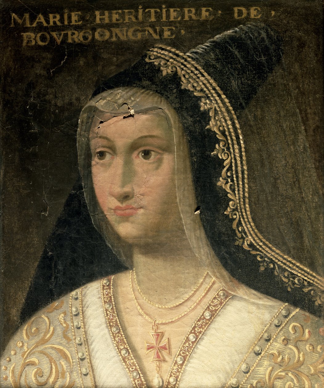 Marie, vévodkyně z Burgundska od French School