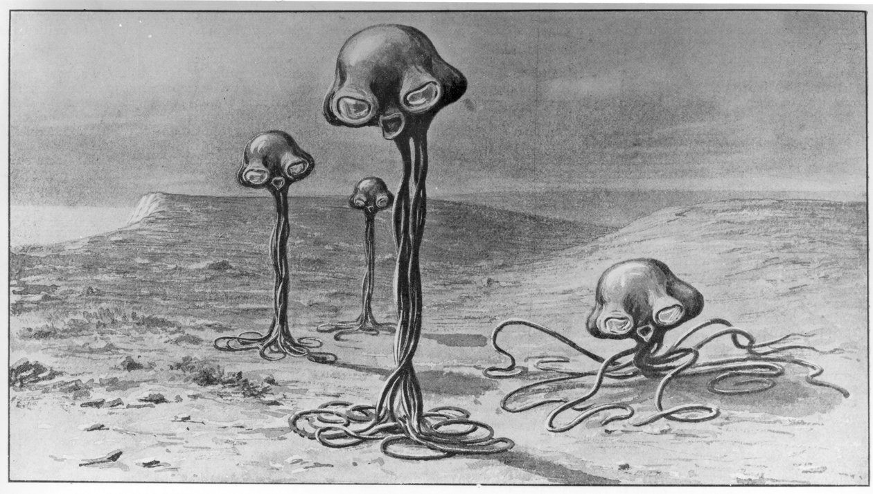 Marťané, ilustrace z 