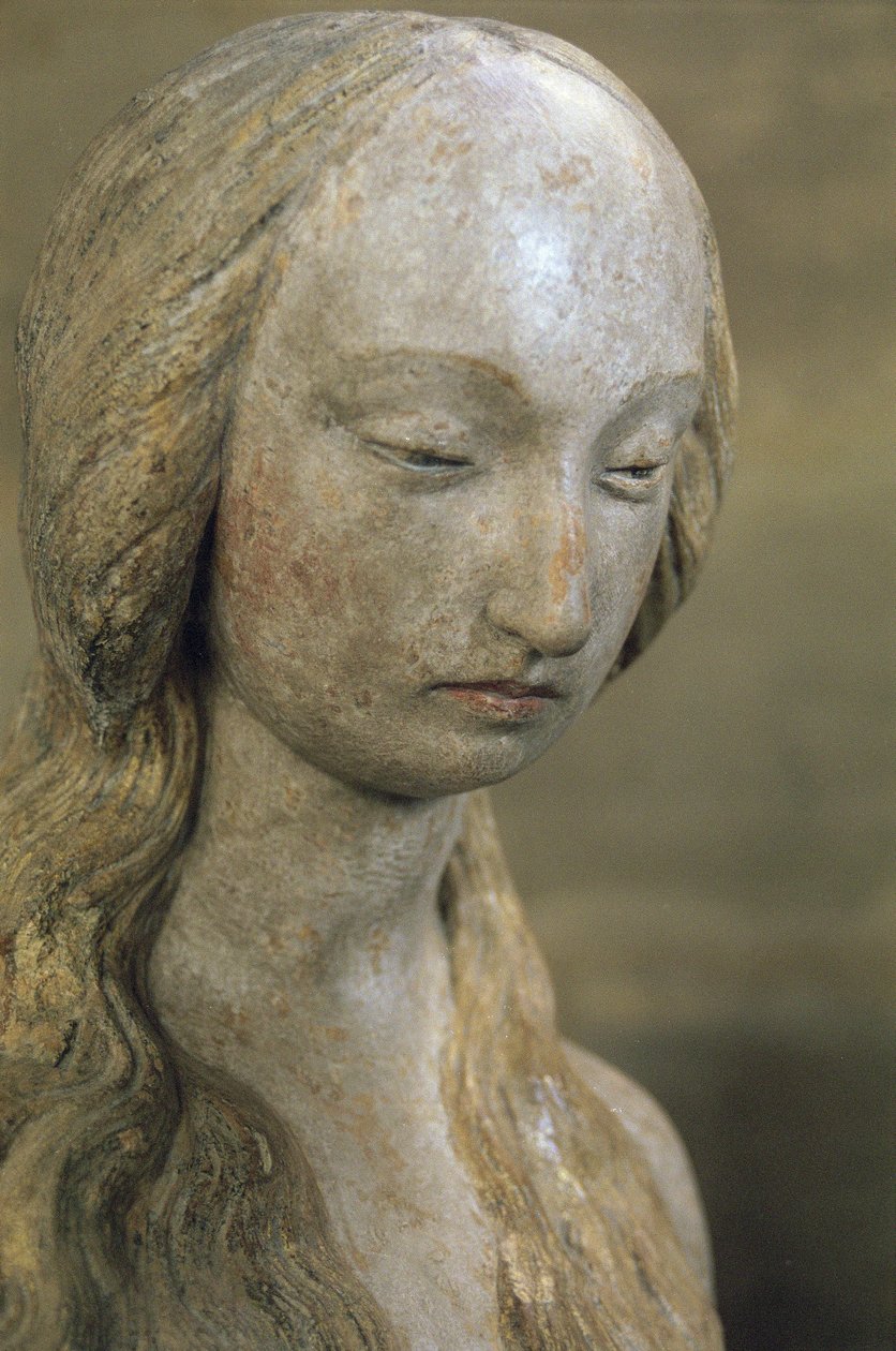 Máří Magdaléna, konec 15. století (polychromovaný kámen) (viz také 248111, 248112 a 252686) od French School