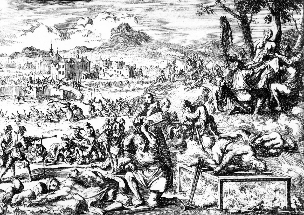 Masakr v Irsku v roce 1644, kolem roku 1685 od French School