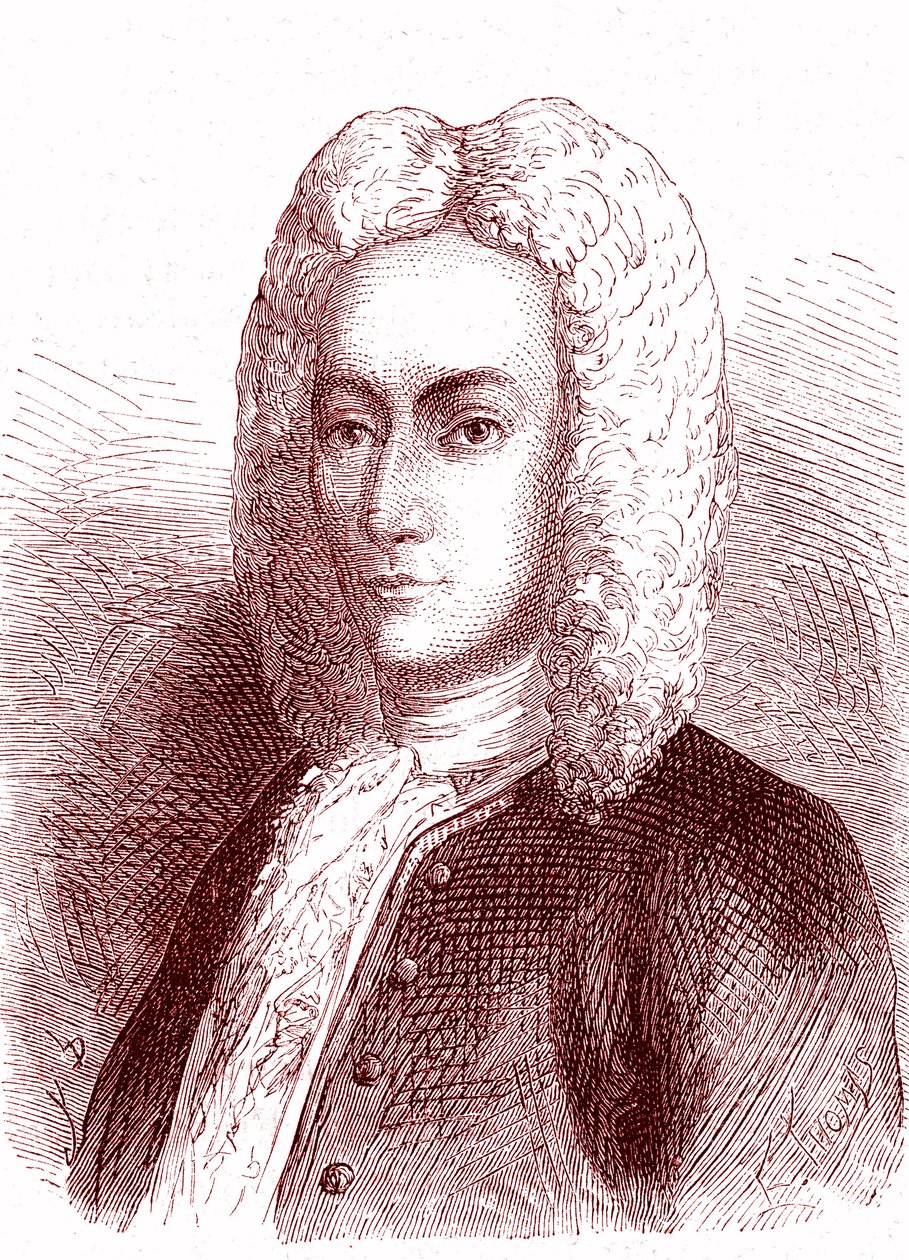Mathieu DUTILH, francouzský fyzik dělal v roce 1715 (elektrolit, hromosvod). od French School