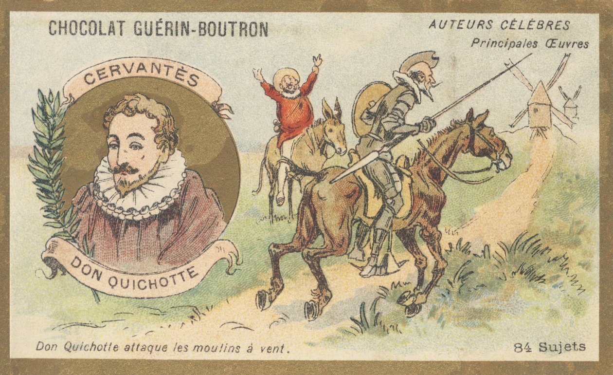 Miguel de Cervantes Saavedra (1547-1616), španělský romanopisec, básník a dramatik, autor „Don Quijote“ (1605) od French School