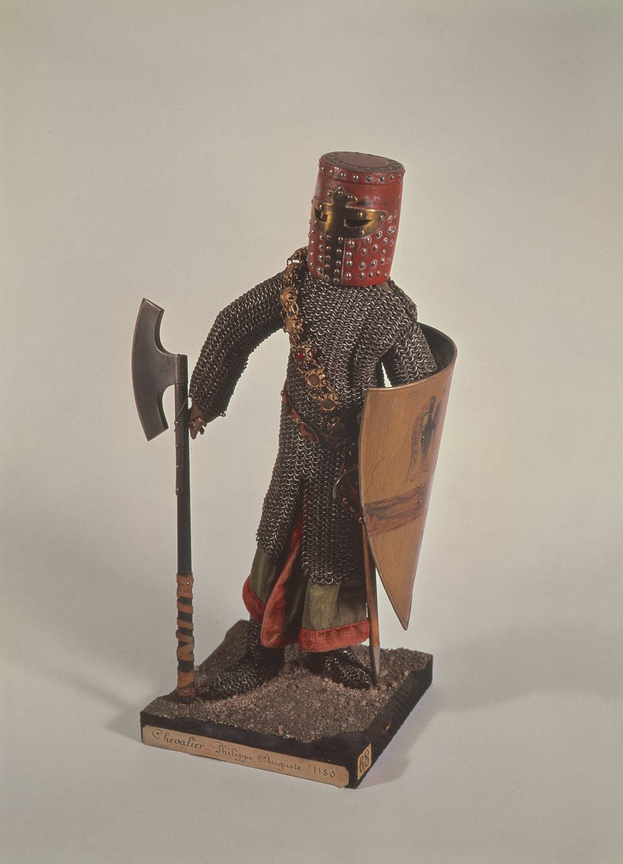 Model rytíře v době Filipa-Augusta (1165-1223) od French School