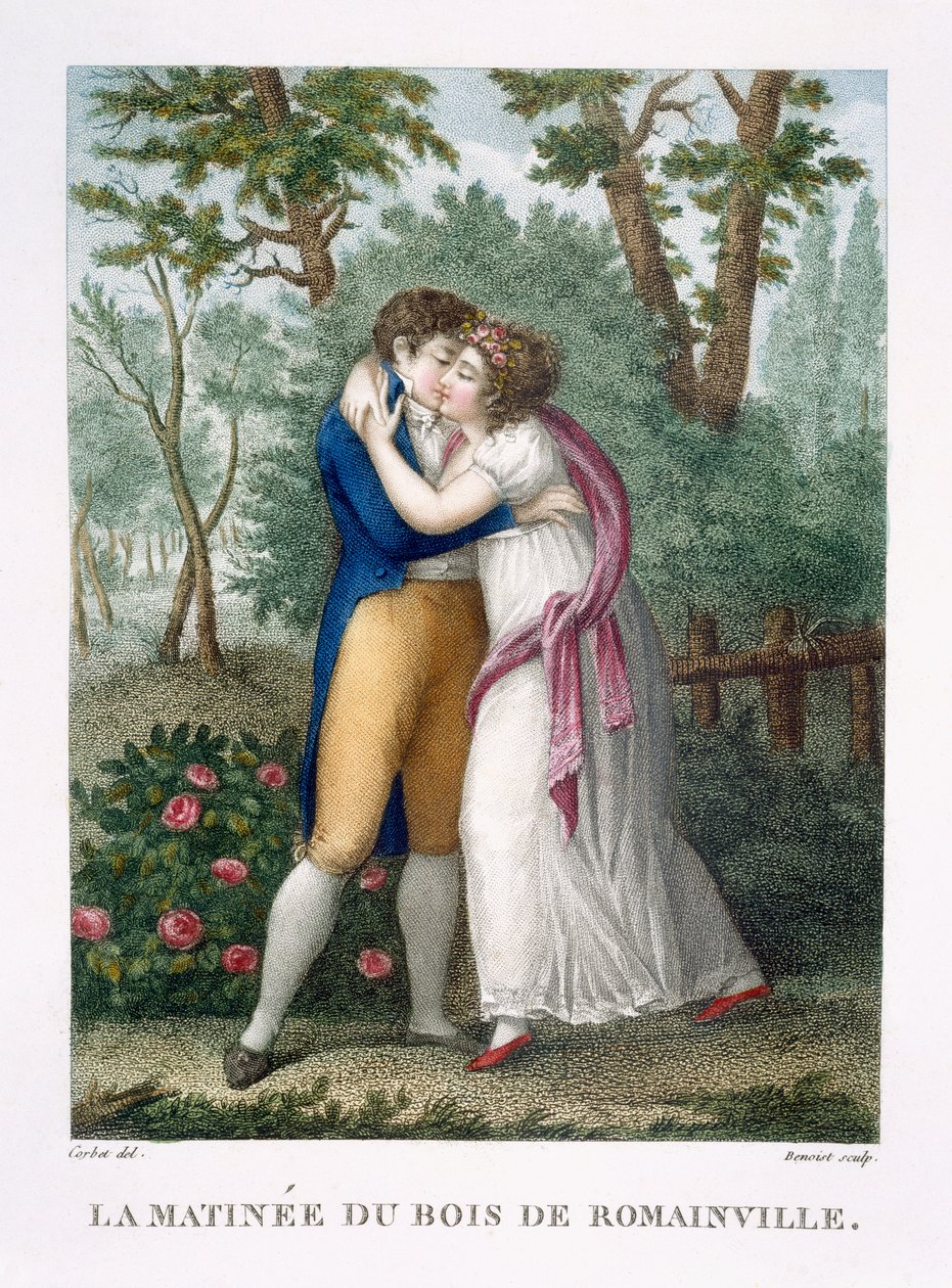 Ráno v Bois de Romainville, asi 1816 od French School
