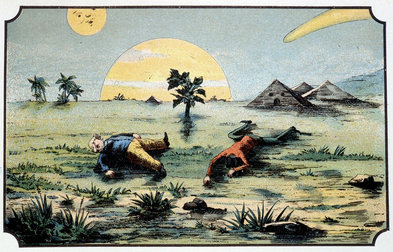 Pan Baboulifiche a Papavoine padají zpět na Zemi - v „“Journey in the Moon““ od French School