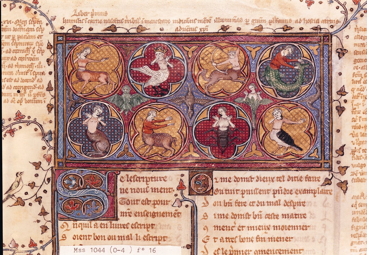 Ms 1044 f.16 Metamorphoses, z Ovidia Moralise napsal Chretien Legouais od French School