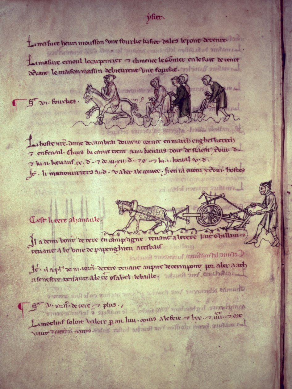 Ms 1175 f.156v Orba, od Vieil Rentier dAudenarde, 1291-1302 od French School
