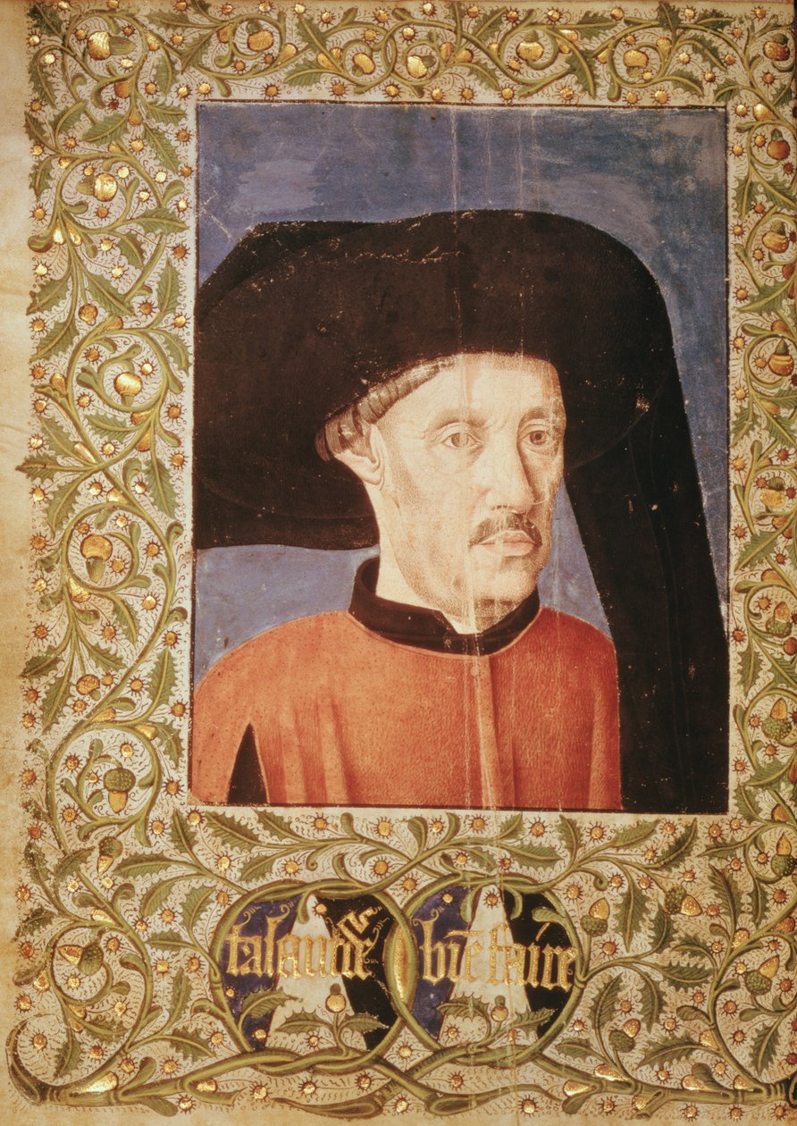 Ms 2578 Jindřich Mořeplavec (1394-1460) z knihy Des Chroniques Chevaleresques de l