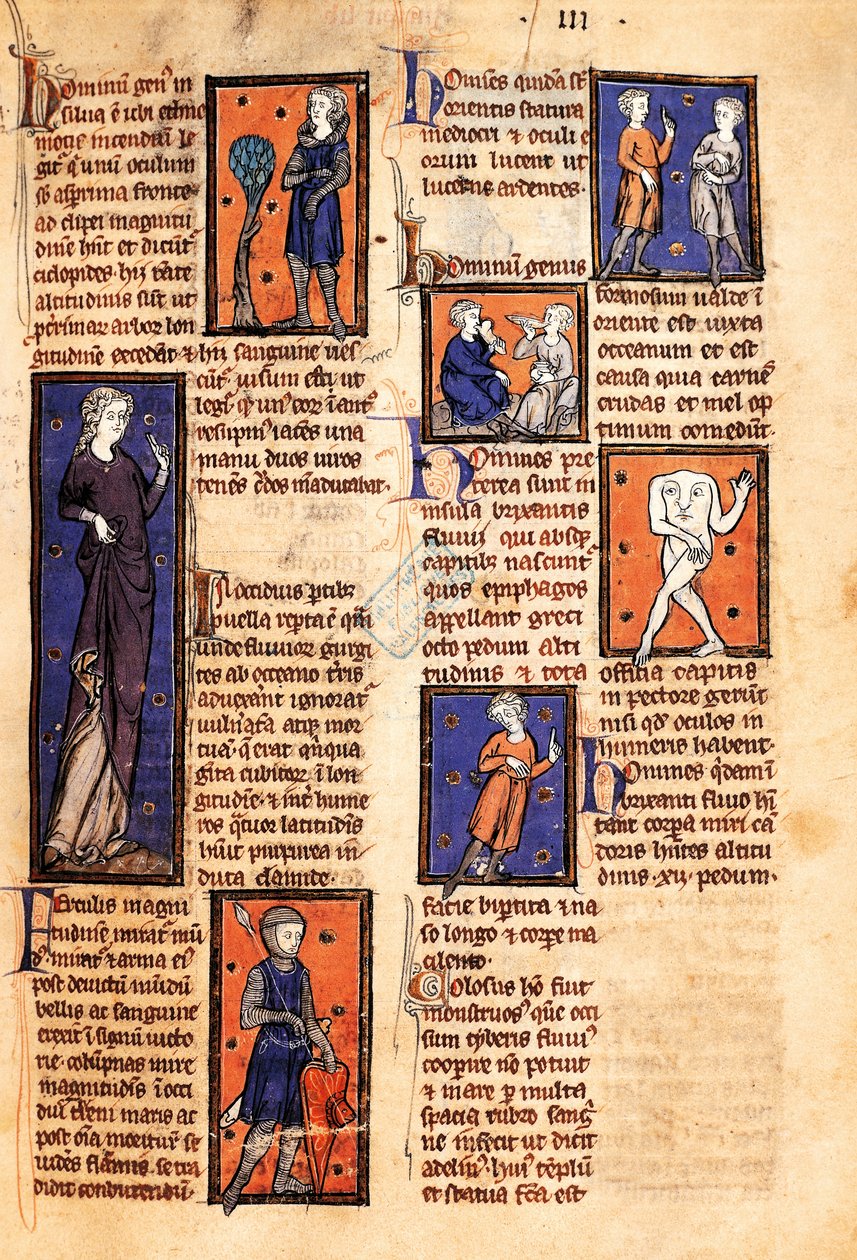 Ms 320 Fol.46r Monsters, z 
