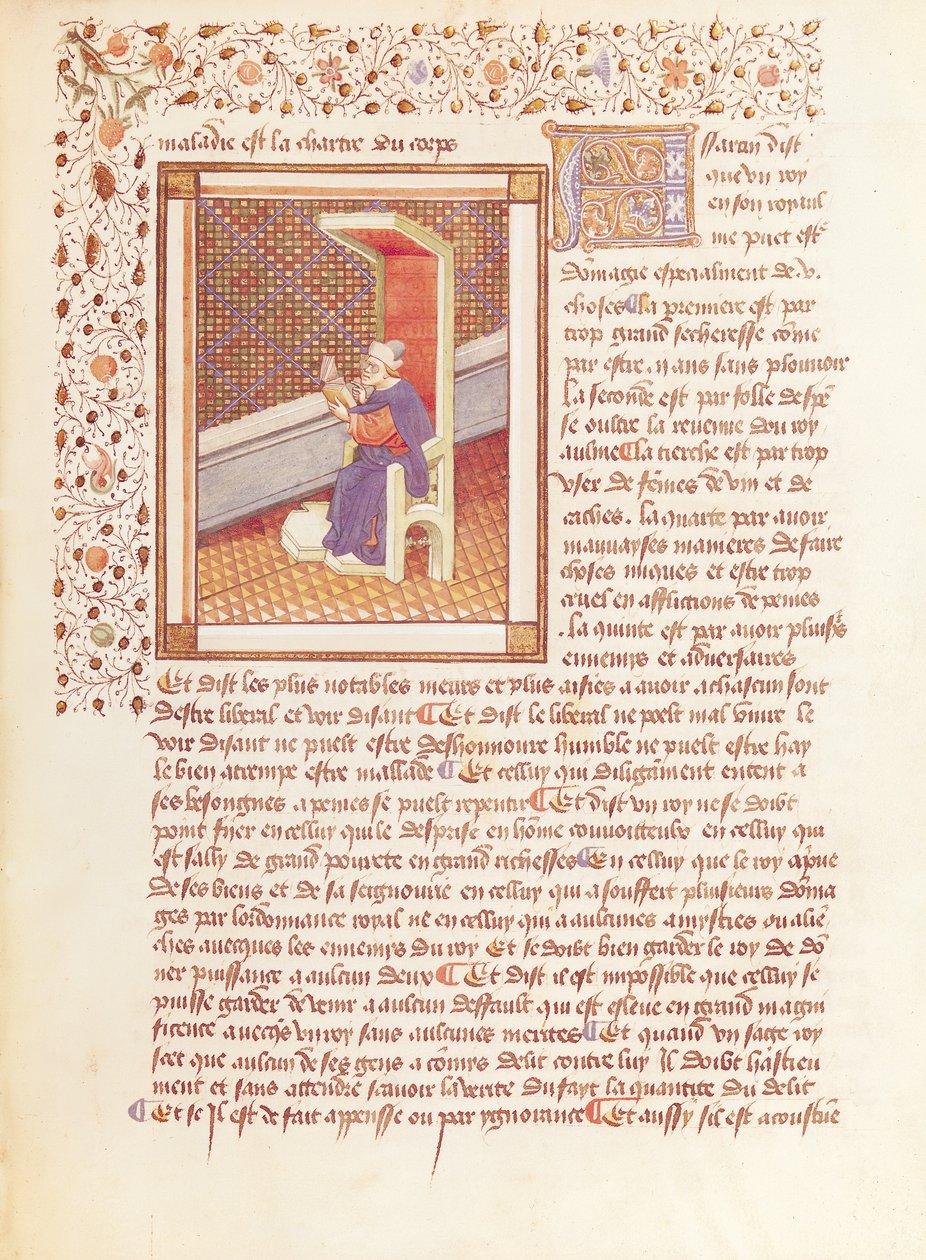Paní 614 Page z The Morals of Philosophers od French School