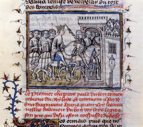 Paní 783 St. Louis (1215-70) z Francie (vellum) od French School