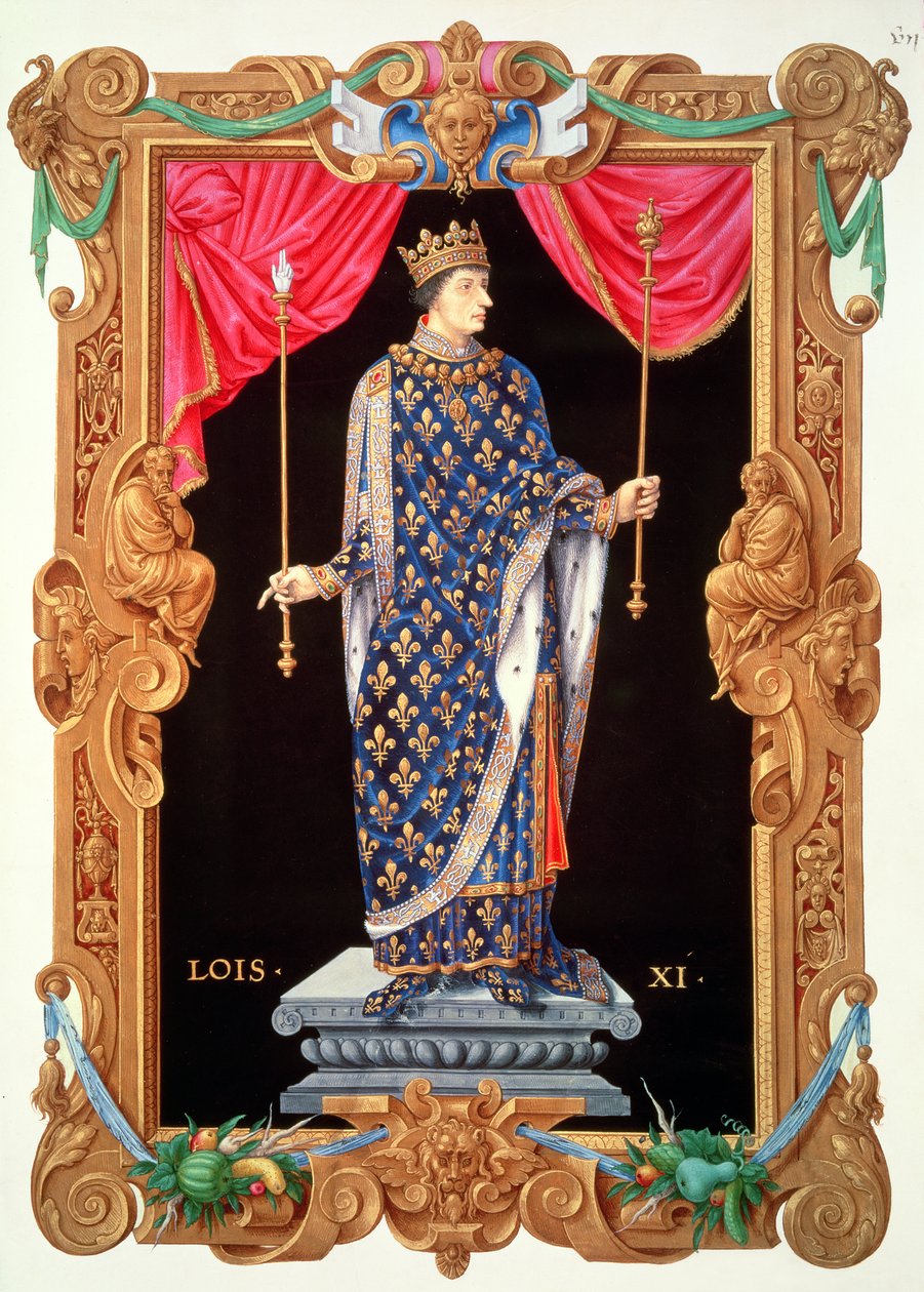 Ms 859522 Ludvík XI (1423-83) od French School