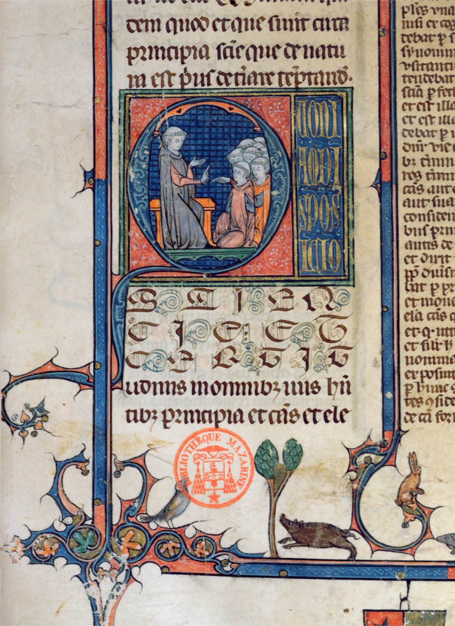 Ms 870 fo.5 School Scene, 1494 od French School