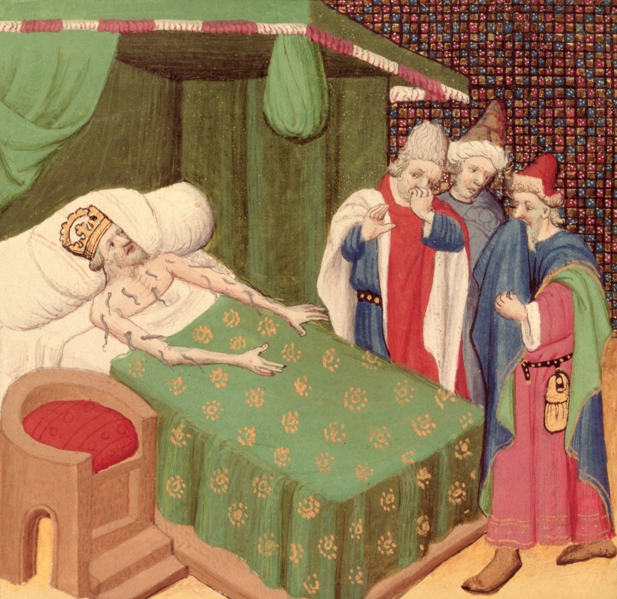 Paní Fr 226 The Use of Pijavice, z Dekameronu, od Giovanniho Boccaccia (1313-75) od French School