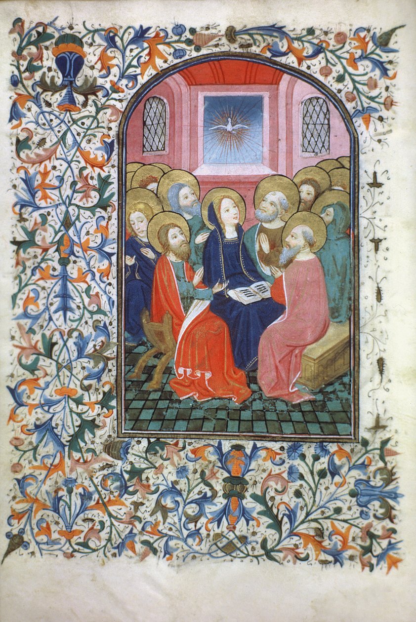 Paní Gen 288 f.23v Letnice, kolem 1460 od French School