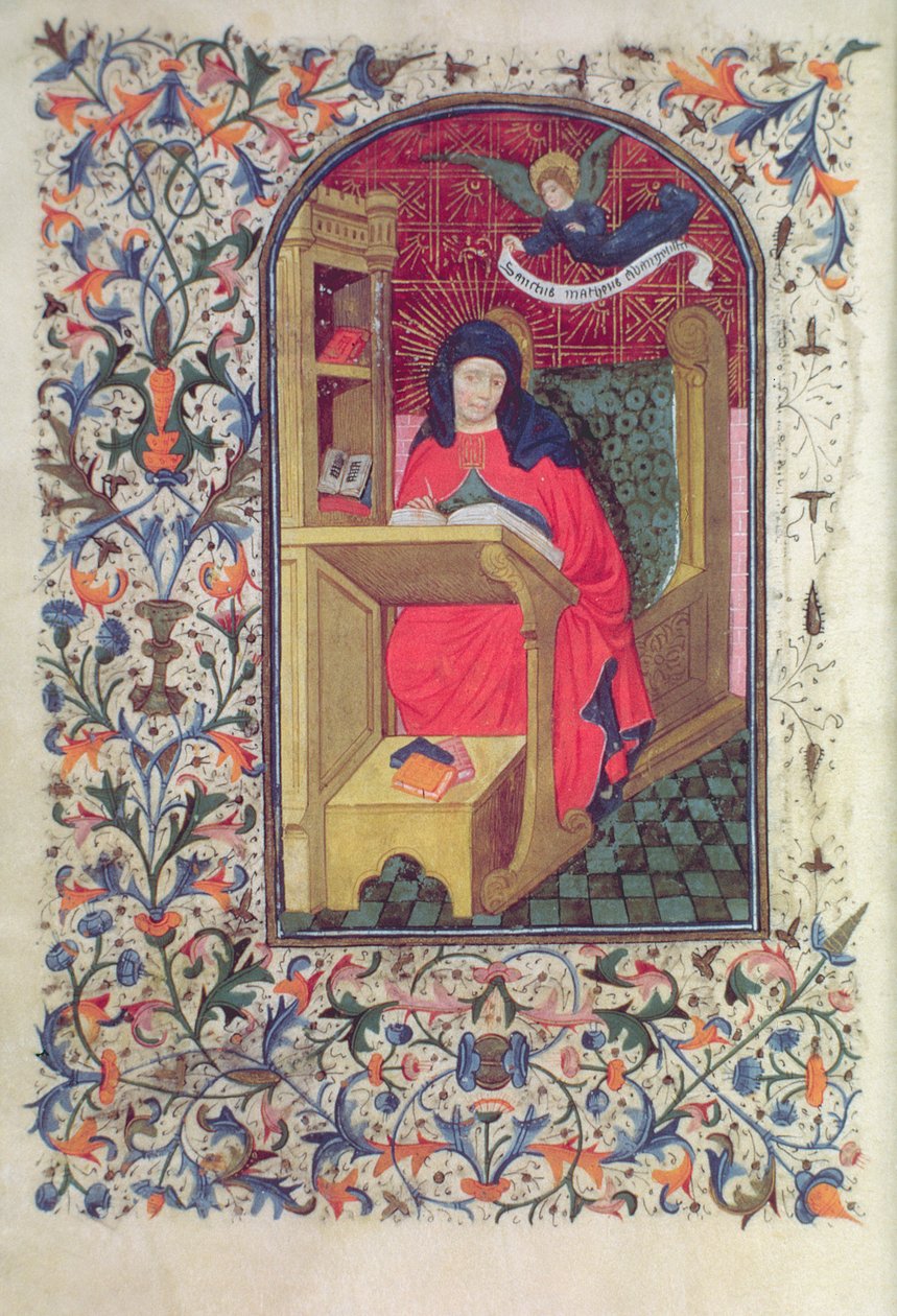 Paní Gen 288 f.266v Scholar, c.1460 od French School