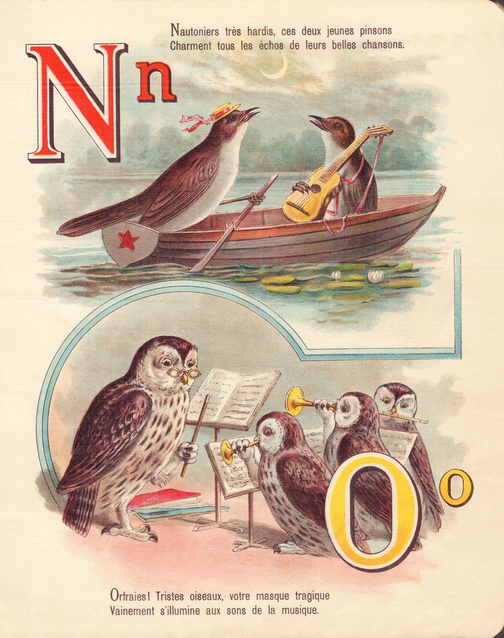N O: Slavík, navigace, sova, orchestr od French School