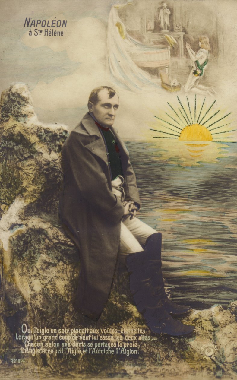 Napoleon Bonaparte (barevná litografie) od French School
