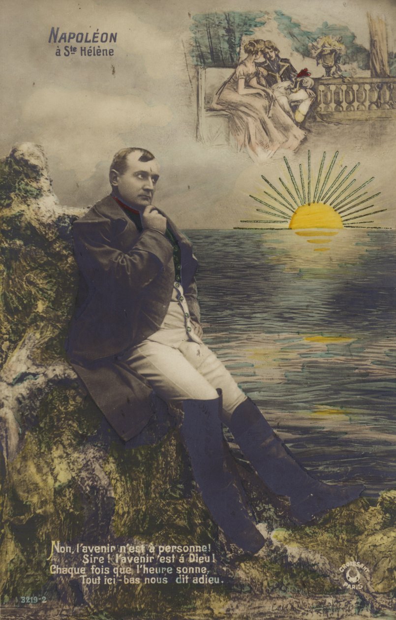 Napoleon Bonaparte (barevná litografie) od French School