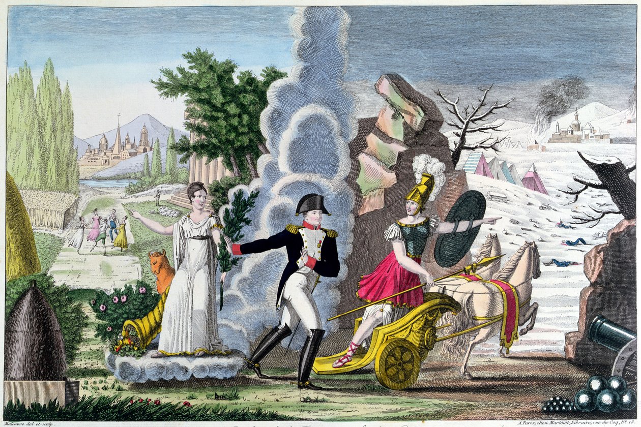Napoleon I. (1769-1821) mezi válkou a mírem, cca 1815 od French School