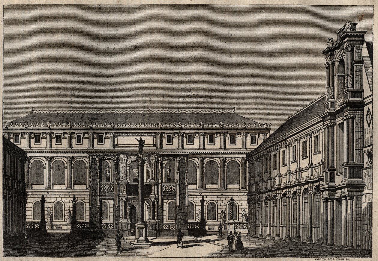 Národní škola výtvarných umění v Paříži, rytina od French School