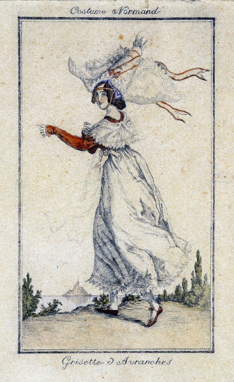Normanský kroj: Grisette d