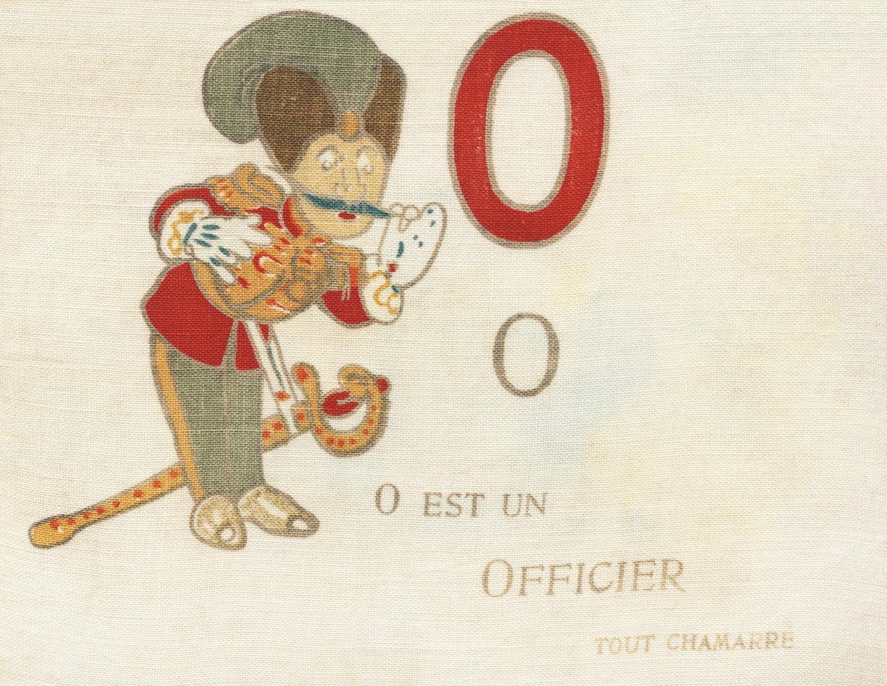 O je bojový důstojník. od French School